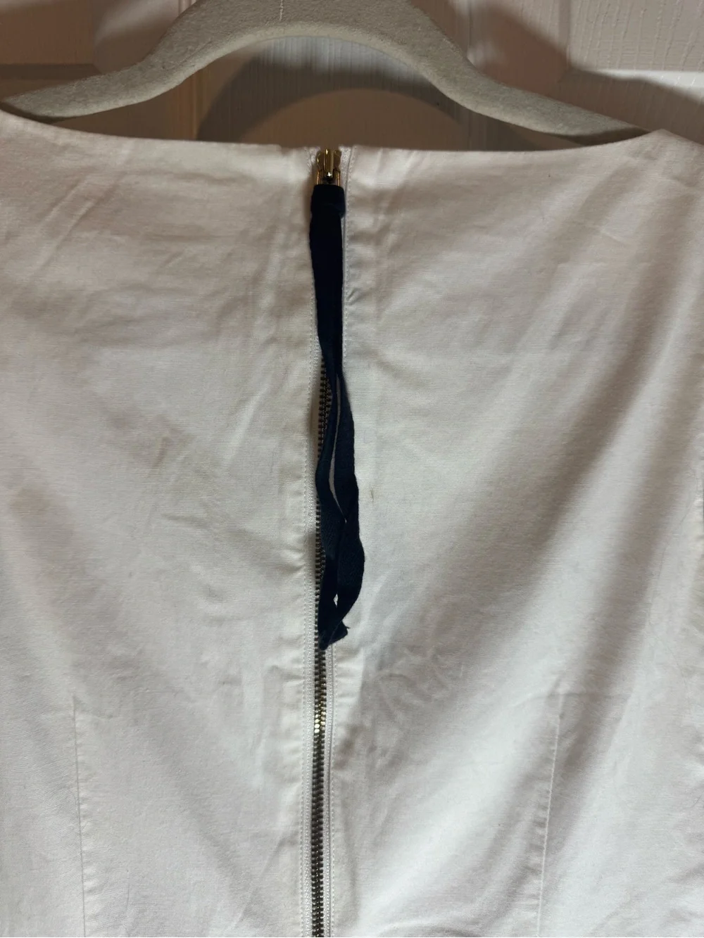 Kate Spade Broome Street Sleeveless White Blue Pinstripe Midi Dress Women’s 4